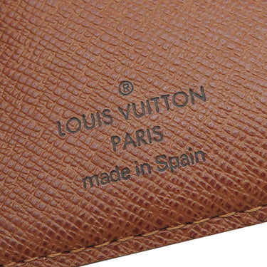ルイヴィトン LOUIS VUITTON ポルトモネ ビエ ヴィエノワ M61663 モノグラム モノグラムキャンバス 二つ折り財布 ゴールド金具 茶 がま口