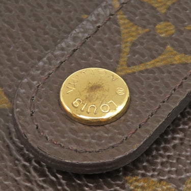ルイヴィトン LOUIS VUITTON ポルトモネ ビエ ヴィエノワ M61663 モノグラム モノグラムキャンバス 二つ折り財布 ゴールド金具 茶 がま口