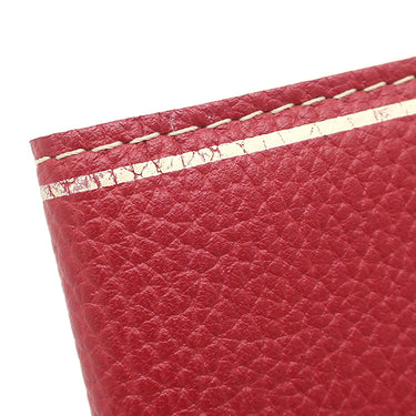 ルイヴィトン LOUIS VUITTON オーガナイザー ドゥ ポッシュ M95253 レッド レザー カードケース 赤 茶 名刺入れ パスケース