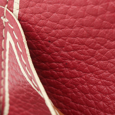 ルイヴィトン LOUIS VUITTON オーガナイザー ドゥ ポッシュ M95253 レッド レザー カードケース 赤 茶 名刺入れ パスケース