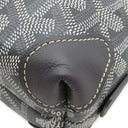 ゴヤール GOYARD ヴァンドーム コスメティックポーチ VENDOTPMLTY51CL51P グレー キャンバス ゴヤールディンキャンバス シュヴロッシュカーフスキン ポーチ シルバー金具 化粧ポーチ