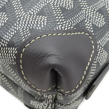 ゴヤール GOYARD ヴァンドーム コスメティックポーチ VENDOTPMLTY51CL51P グレー キャンバス ゴヤールディンキャンバス シュヴロッシュカーフスキン ポーチ シルバー金具 化粧ポーチ