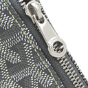 ゴヤール GOYARD ヴァンドーム コスメティックポーチ VENDOTPMLTY51CL51P グレー キャンバス ゴヤールディンキャンバス シュヴロッシュカーフスキン ポーチ シルバー金具 化粧ポーチ