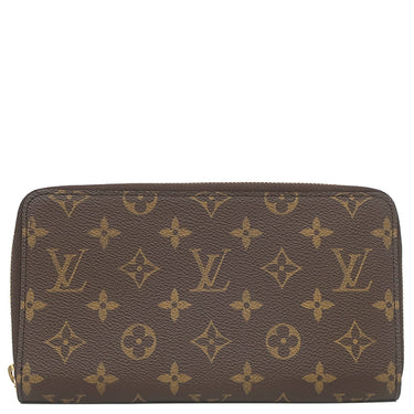 ルイヴィトン LOUIS VUITTON ジッピー オーガナイザー M60002 モノグラム モノグラムキャンバス 長財布 ゴールド金具 茶 ラウンドファスナー