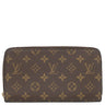 ルイヴィトン LOUIS VUITTON ジッピー オーガナイザー M60002 モノグラム モノグラムキャンバス 長財布 ゴールド金具 茶 ラウンドファスナー