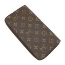 ルイヴィトン LOUIS VUITTON ジッピー オーガナイザー M60002 モノグラム モノグラムキャンバス 長財布 ゴールド金具 茶 ラウンドファスナー