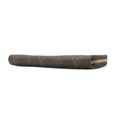 ルイヴィトン LOUIS VUITTON ジッピー オーガナイザー M60002 モノグラム モノグラムキャンバス 長財布 ゴールド金具 茶 ラウンドファスナー