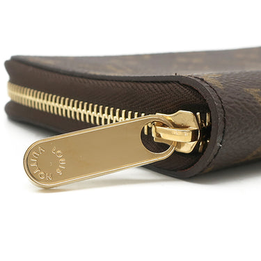 ルイヴィトン LOUIS VUITTON ジッピー オーガナイザー M60002 モノグラム モノグラムキャンバス 長財布 ゴールド金具 茶 ラウンドファスナー