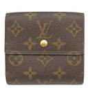 ルイヴィトン LOUIS VUITTON ポルトモネ ビエ カルトクレディ M61652 モノグラム モノグラムキャンバス 二つ折り財布 ゴールド金具 茶 Wホック財布