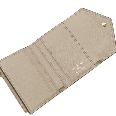 ルイヴィトン LOUIS VUITTON ポルトフォイユ ゾエ M69800 トゥルトレール モノグラムアンプラント 三つ折り財布 ゴールド金具 コンパクト財布