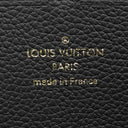 ルイヴィトン LOUIS VUITTON ポルトフォイユ クレマンス M60171 ノワール モノグラムアンプラント 長財布 ゴールド金具 黒 ラウンドファスナー
