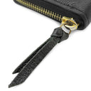 ルイヴィトン LOUIS VUITTON ポルトフォイユ クレマンス M60171 ノワール モノグラムアンプラント 長財布 ゴールド金具 黒 ラウンドファスナー