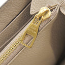ルイヴィトン LOUIS VUITTON ポルトフォイユ サラ NM M81049 トゥルトレール×クレーム モノグラムアンプラント 長財布 ゴールド金具 ベージュ