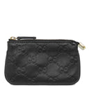 グッチ GUCCI グッチシマ 233183 ブラック レザー コインケース ゴールド金具 黒 キーケース 小銭入れ