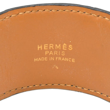 エルメス HERMES コリエドシアン プレス ポロサス ネイビー×ゴールド ポロサス GP S ブレスレット 青 スタッズ クロコ