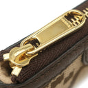 グッチ GUCCI ジャンボGG コインケース 671722 ブラウン GGキャンバス レザー コインケース ゴールド金具 新品 未使用 キーケース チェーン付き