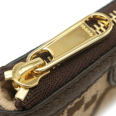 グッチ GUCCI ジャンボGG コインケース 671722 ブラウン GGキャンバス レザー コインケース ゴールド金具 新品 未使用 キーケース チェーン付き