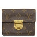 ルイヴィトン LOUIS VUITTON ポルトフォイユ コアラ M58013 モノグラム モノグラムキャンバス 三つ折り財布 ゴールド金具 茶