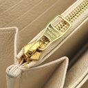 ルイヴィトン LOUIS VUITTON ジッピーウォレット M81914 クレーム×ローズトリアノン モノグラムアンプラント バイカラーモノグラムアンプラントレザー 長財布 ゴールド金具