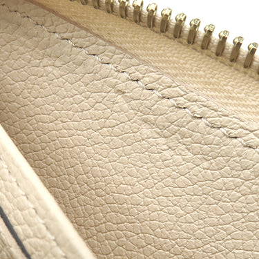 ルイヴィトン LOUIS VUITTON ジッピーウォレット M81914 クレーム×ローズトリアノン モノグラムアンプラント バイカラーモノグラムアンプラントレザー 長財布 ゴールド金具