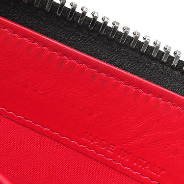 クリスチャンルブタン Christian Louboutin パネトーネ スパイク 1165044CM53 ブラック レザー 長財布 シルバー金具 黒 ラウンドファスナー スタッズ