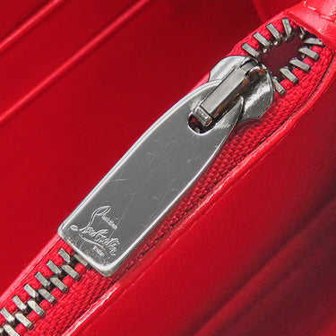 クリスチャンルブタン Christian Louboutin パネトーネ スパイク 1165044CM53 ブラック レザー 長財布 シルバー金具 黒 ラウンドファスナー スタッズ