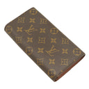 ルイヴィトン LOUIS VUITTON ポルトフォイユ サラ M61725 モノグラム モノグラムキャンバス 長財布 ゴールド金具 茶 二つ折り