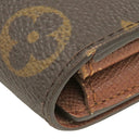 ルイヴィトン LOUIS VUITTON ポルトフォイユ サラ M61725 モノグラム モノグラムキャンバス 長財布 ゴールド金具 茶 二つ折り