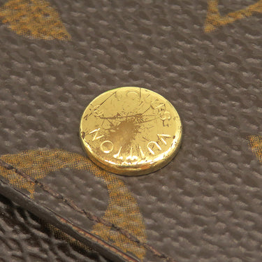 ルイヴィトン LOUIS VUITTON ポルトフォイユ サラ M61725 モノグラム モノグラムキャンバス 長財布 ゴールド金具 茶 二つ折り