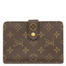 ルイヴィトン LOUIS VUITTON ポルト パピエ ジップ M61207 モノグラム モノグラムキャンバス 二つ折り財布 ゴールド金具 茶 ポケットケース欠品