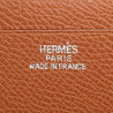 エルメス HERMES MC2 タレス コニャック ヴォーエプソン 二つ折り財布 茶 小銭入れ