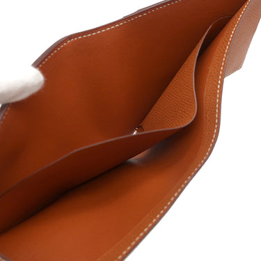 エルメス HERMES MC2 タレス コニャック ヴォーエプソン 二つ折り財布 茶 小銭入れ