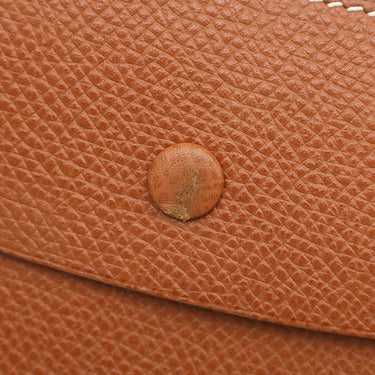 エルメス HERMES MC2 タレス コニャック ヴォーエプソン 二つ折り財布 茶 小銭入れ