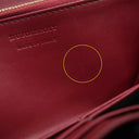 バーバリー BURBERRY ハウスチェック ラウンドジップ ウォレット レッド×アーカイブベージュ コットン レザー 長財布 ゴールド金具 赤 ベージュ チェック 小銭入れ