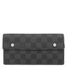 ルイヴィトン LOUIS VUITTON ポルトフォイユ アコルディオン N60023 ダミエグラフィット ダミエグラフィットキャンバス 長財布 シルバー金具 チェーン ウォレット