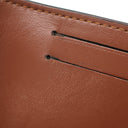 バーバリー BURBERRY ルナ TBモノグラム コンパクトウォレット ブラウン PVC レザー 二つ折り財布 ゴールド金具 茶 黒 白 赤 小銭入れ