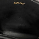 バーバリー BURBERRY ルナ TBモノグラム コンパクトウォレット ブラウン PVC レザー 二つ折り財布 ゴールド金具 茶 黒 白 赤 小銭入れ