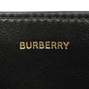 バーバリー BURBERRY ルナ TBモノグラム コンパクトウォレット ブラウン PVC レザー 二つ折り財布 ゴールド金具 茶 黒 白 赤 小銭入れ
