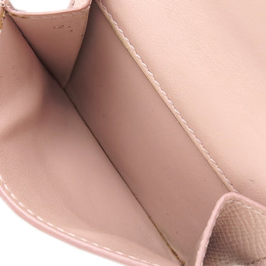 セリーヌ CELINE フォールデッド コンパクトウォレット 10E603BEL ヴィンテージピンク カーフ 三つ折り財布 ゴールド金具 小銭入れ 札入れ カード入れ