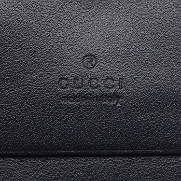 グッチ GUCCI ホースビット 1955 ウォレット 621887 ベージュ×ネイビー キャンバス レザー 二つ折り財布 ゴールド金具 紺 コンパクトウォレット 小銭入れ