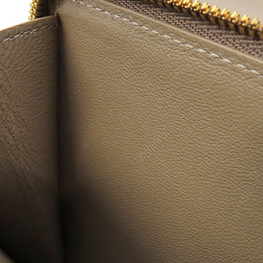 バレンシアガ BALENCIAGA ENVELOPE コンパクトウォレット 753762 ブラウン レザー 三つ折り財布 ゴールド金具 茶 小銭入れ コンパクト