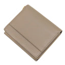 バレンシアガ BALENCIAGA ENVELOPE コンパクトウォレット 753762 ブラウン レザー 三つ折り財布 ゴールド金具 茶 小銭入れ コンパクト