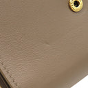 バレンシアガ BALENCIAGA ENVELOPE コンパクトウォレット 753762 ブラウン レザー 三つ折り財布 ゴールド金具 茶 小銭入れ コンパクト