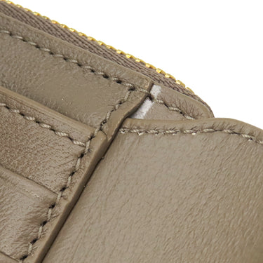 バレンシアガ BALENCIAGA ENVELOPE コンパクトウォレット 753762 ブラウン レザー 三つ折り財布 ゴールド金具 茶 小銭入れ コンパクト