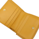 フェンディ FENDI FF キューブ 8M0490 AQEW イエロー レザー 二つ折り財布 ゴールド金具 コンパクト ウォレット