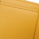 フェンディ FENDI FF キューブ 8M0490 AQEW イエロー レザー 二つ折り財布 ゴールド金具 コンパクト ウォレット