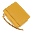 フェンディ FENDI FF キューブ 8M0490 AQEW イエロー レザー 二つ折り財布 ゴールド金具 コンパクト ウォレット