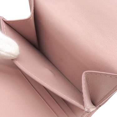 セリーヌ CELINE スモール トリフォールドウォレット 10B573BEL ヴィンテージピンク レザー グレインドカーフスキン 三つ折り財布 ゴールド金具 コンパクト