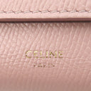 セリーヌ CELINE スモール トリフォールドウォレット 10B573BEL ヴィンテージピンク レザー グレインドカーフスキン 三つ折り財布 ゴールド金具 コンパクト