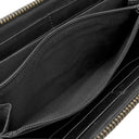 グッチ GUCCI グッチ ゴースト ラウンドファスナー 448087 ブラック×イエロー×ブルー レザー 長財布 ヴィンテージ金具 GG 星 落書き風 小銭入れ